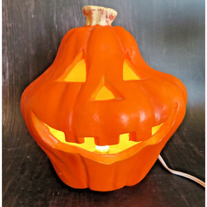 Vintage 1998 Halloween Jack O Lantern Pumpkin Light The Paper Magic Group Light